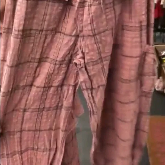 NWT Easel Plaid Happy Pants - Picture 8 of 9